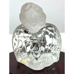 Fenton Glass Angel Figurine Beautiful Piece, Head Is Frosted